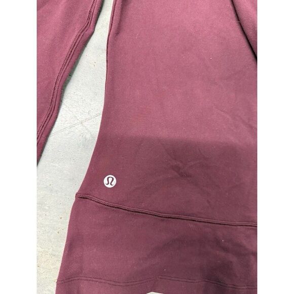 Lululemon On Repeat Rulu Hoodie Garnet Long Sleeve Hooded Top. Burgundy. Sz 2 - Picture 12 of 16